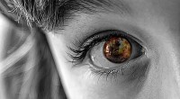 War child eye perspective