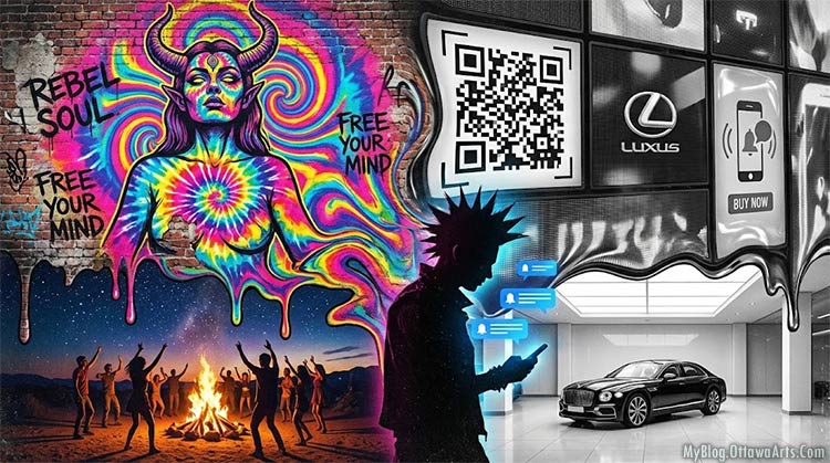 A fierce takedown of how rebellion gets sanitized, repackaged, and sold back to us as lifestyle branding—and why true counterculture survives anyway.