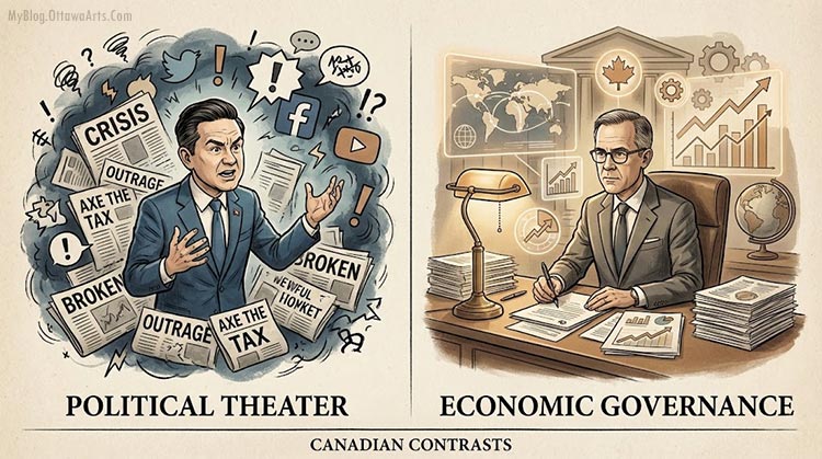 Mark Carney Vs. Pierre Poilievre - Canadian contrast.